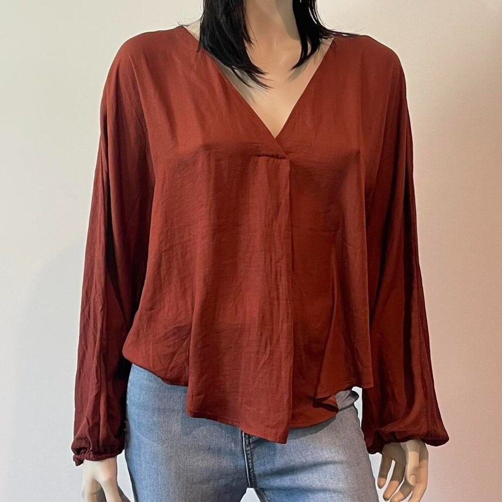 Anthropologie Dolan Left Coast Collection Contessa Teracotta Top